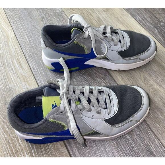 Nike Air Max Excee CD6894-013 Youth US Size 4Y Grey Blue Running Sneaker Shoes - Picture 2 of 10